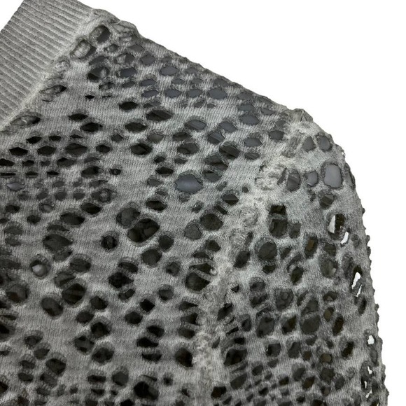 Free People We The Free Green Mesh Top Size Small - Picture 5 of 11